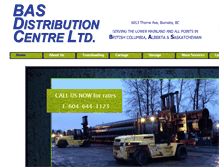 Tablet Screenshot of bas-distribution.com